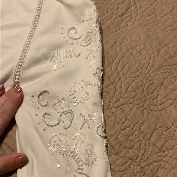 Women’s long sleeve with sequins on sleeves - Picture 2 of 2